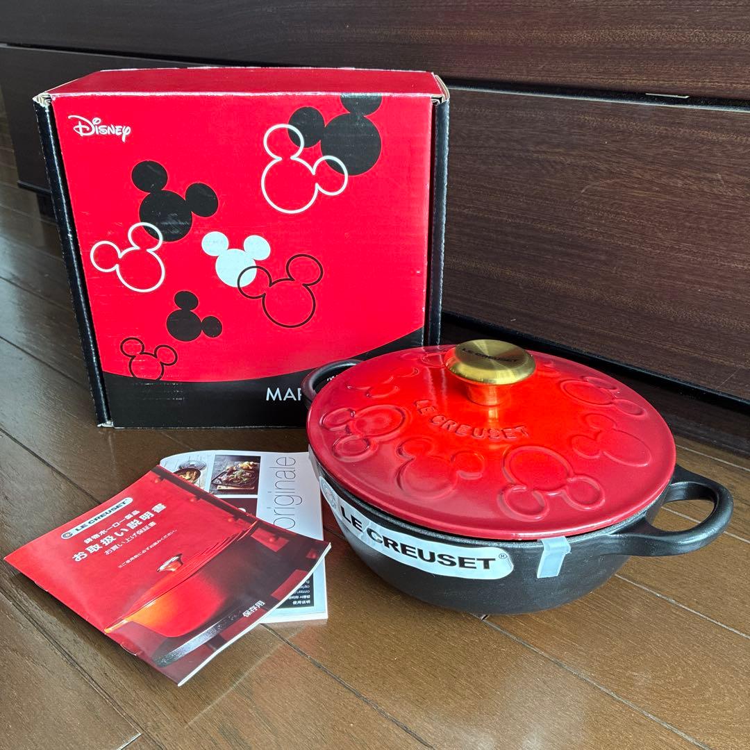 ★おまけ付き★ル・クルーゼ　ミッキーマウス マルミット 18cm【新品・未使用】 Amazon.co.jp: ル・クルーゼ(Le Creuset) ディズニー ミッキーマウス