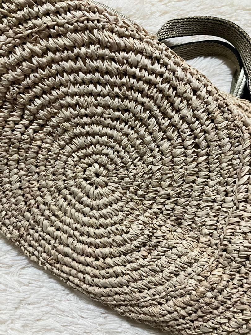 ヴィオラドーロ ラメテープハンドル 2way カゴバッグ - メルカリ