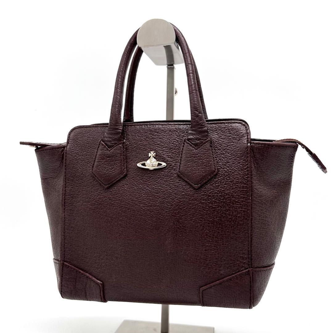 ヴィヴィアンウエストウッド EXECUTIVE ハンドバック オーブ ブラウン