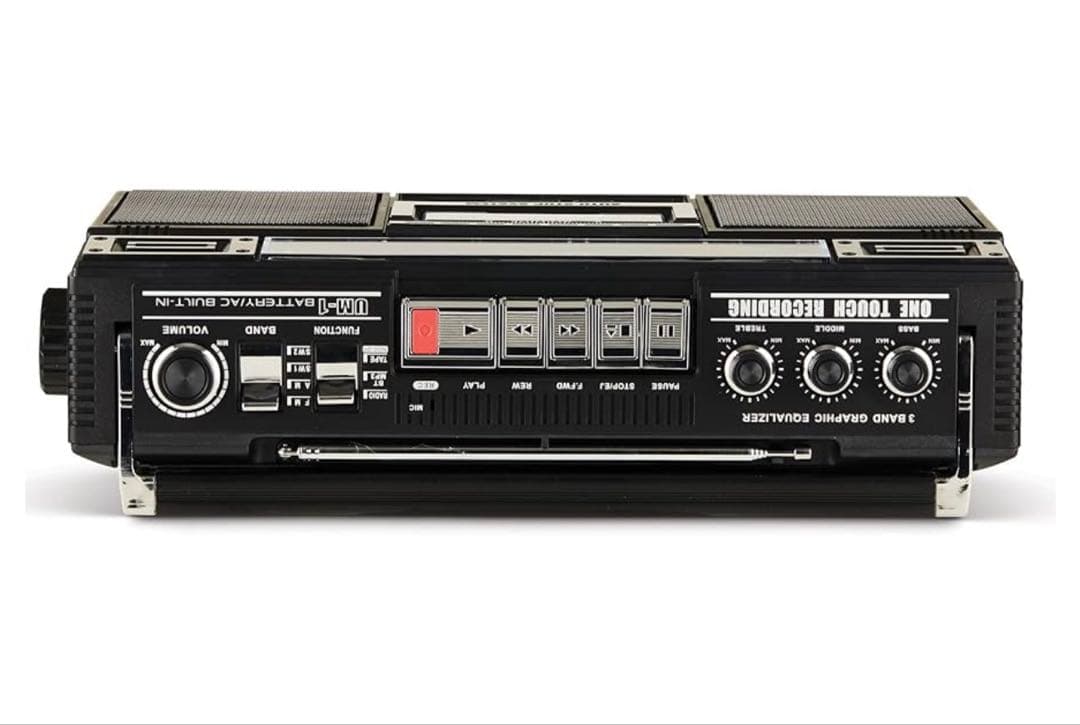 QFX J-220BT レトロカセットレコーダープレーヤー ラジカセ 90年代