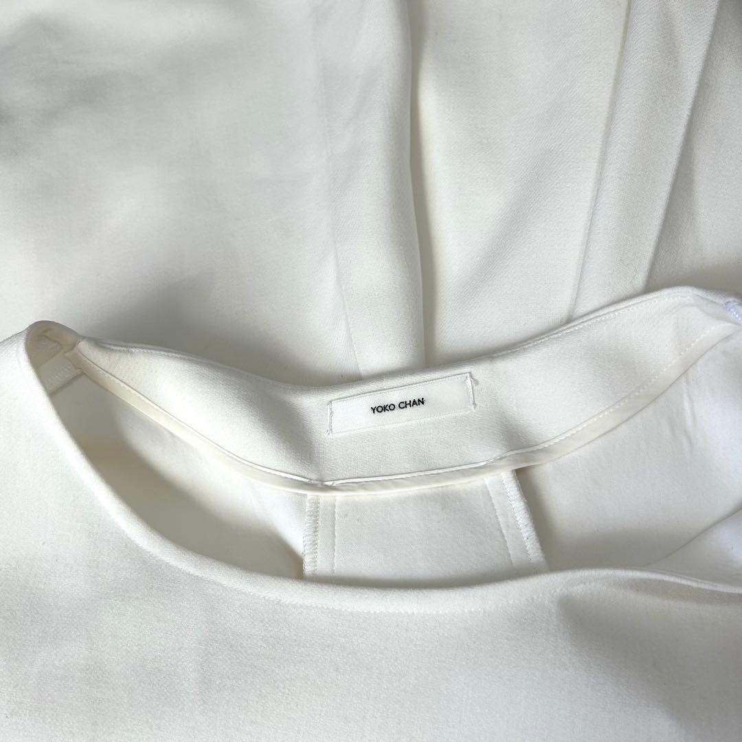 極美品✨2020年購入 ヨーコチャン バックパール フリル袖 ワンピース