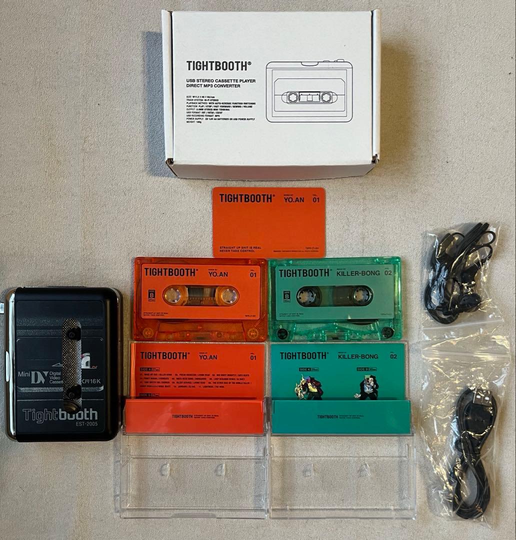 【超レア】TIGHTBOOTH CassettePlayer Walkman完品 Super rare JVC CX-F7K Walkman Beautiful Radio Cassette Player Full