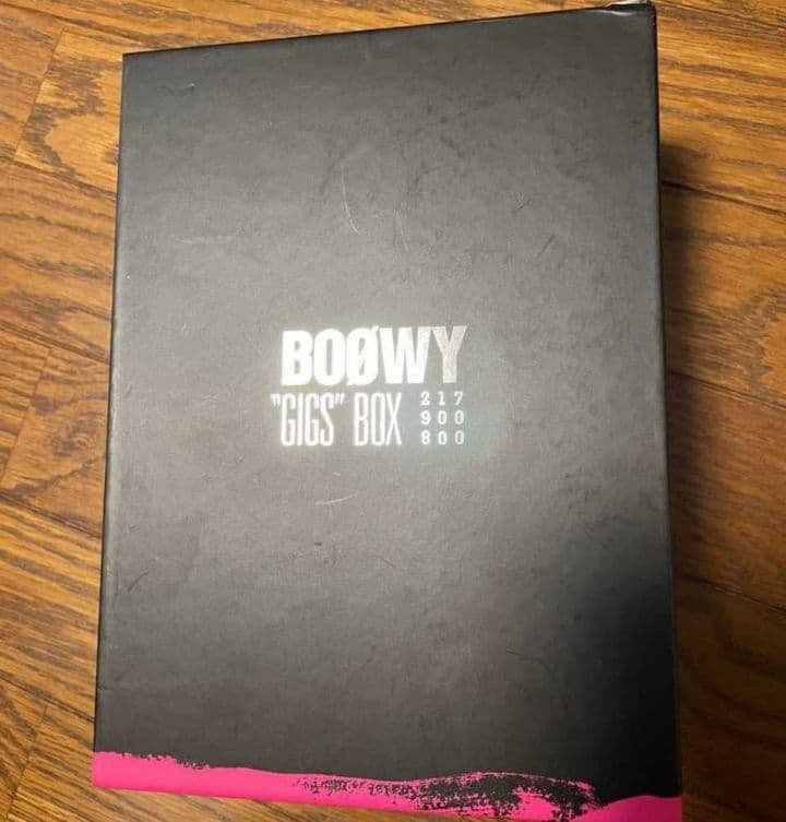 【初売り】BOOWY DVD 8枚セット 限定豪華BOX GIGS