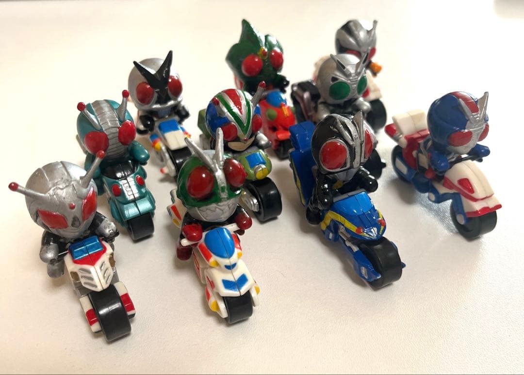 仮面ライダー ミニフィギュアセット 10体 BANDAI - 【ミニ 仮面ライダー】10体セットの通販 by thug's shop