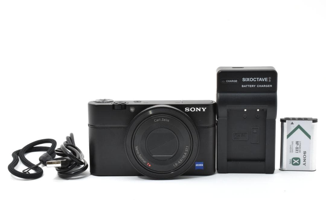 美品 ソニー　SONY Cyber-shot DSC-RX100 1438 Sony Cyber-Shot DSC-RX100 20.2MP Compact Digital Camera Black In