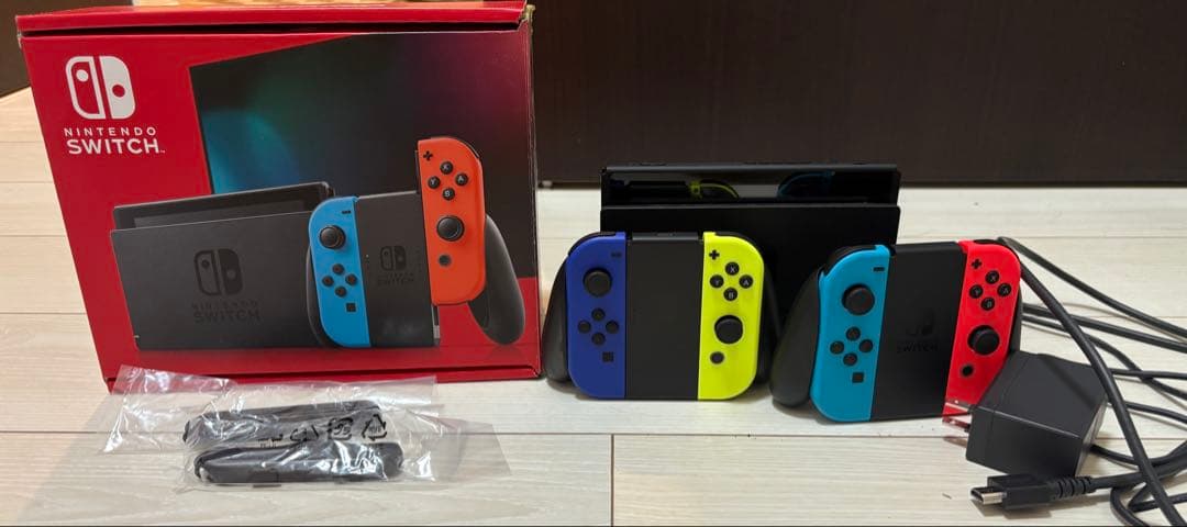 Nintendo Switch 本体 Joy-Con 3色 ゲームソフト付き Amazon.co.jp: Nintendo Switch Joy-Con(L) ネオンブルー/(R) ネオン