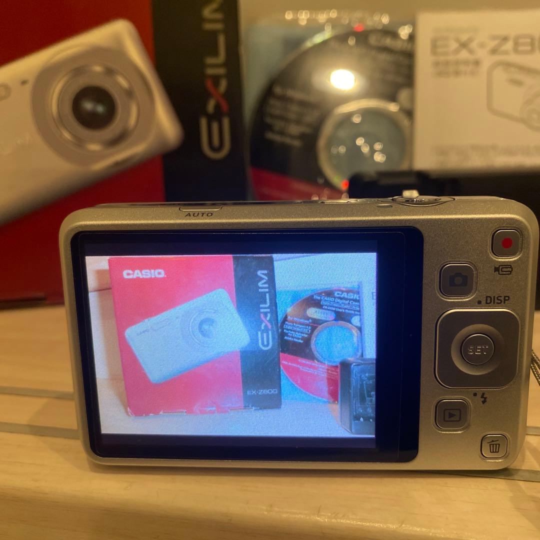 美品【動作品】CASIO EXILIM コンデジEX-Z800 シルバー - メルカリ