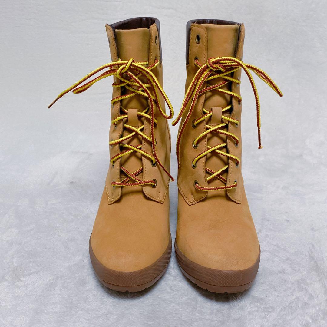 希少 ティンバーランド アリントン 24cm ハイヒール ブーツ グランシー