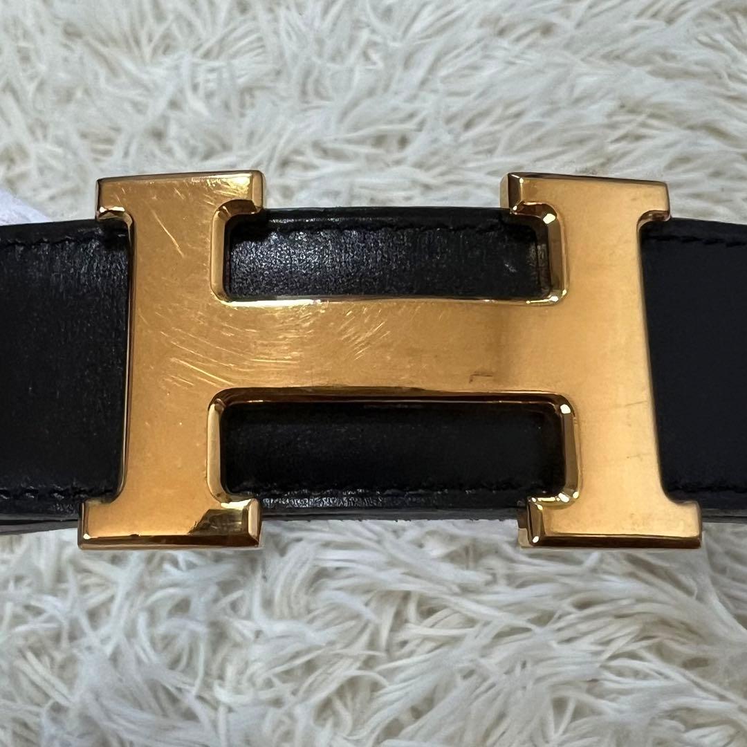 極美品】エルメス ベルト Hロゴ H金具 コンスタンス リバーシブル