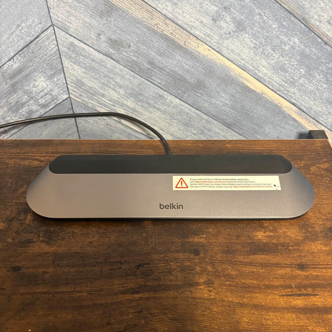 Belkin 11-in-1 4Kドッキングステーション INC014BTSGY Amazon.com: Belkin USB C Hub, 11-in-1 Multi-Port Laptop Dock with