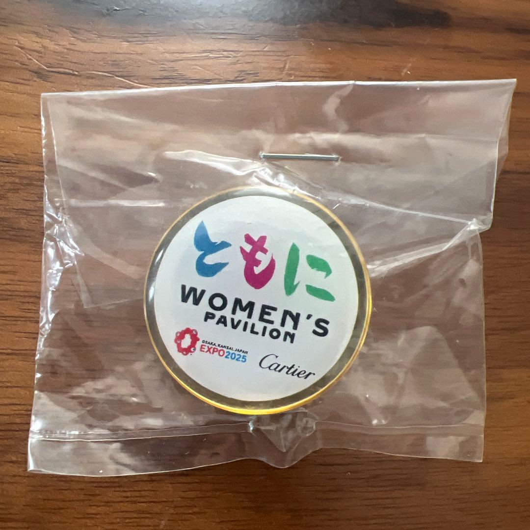 激レア非売品】大阪関西万博ウーマンズパビリオン x Cartierピンバッジ