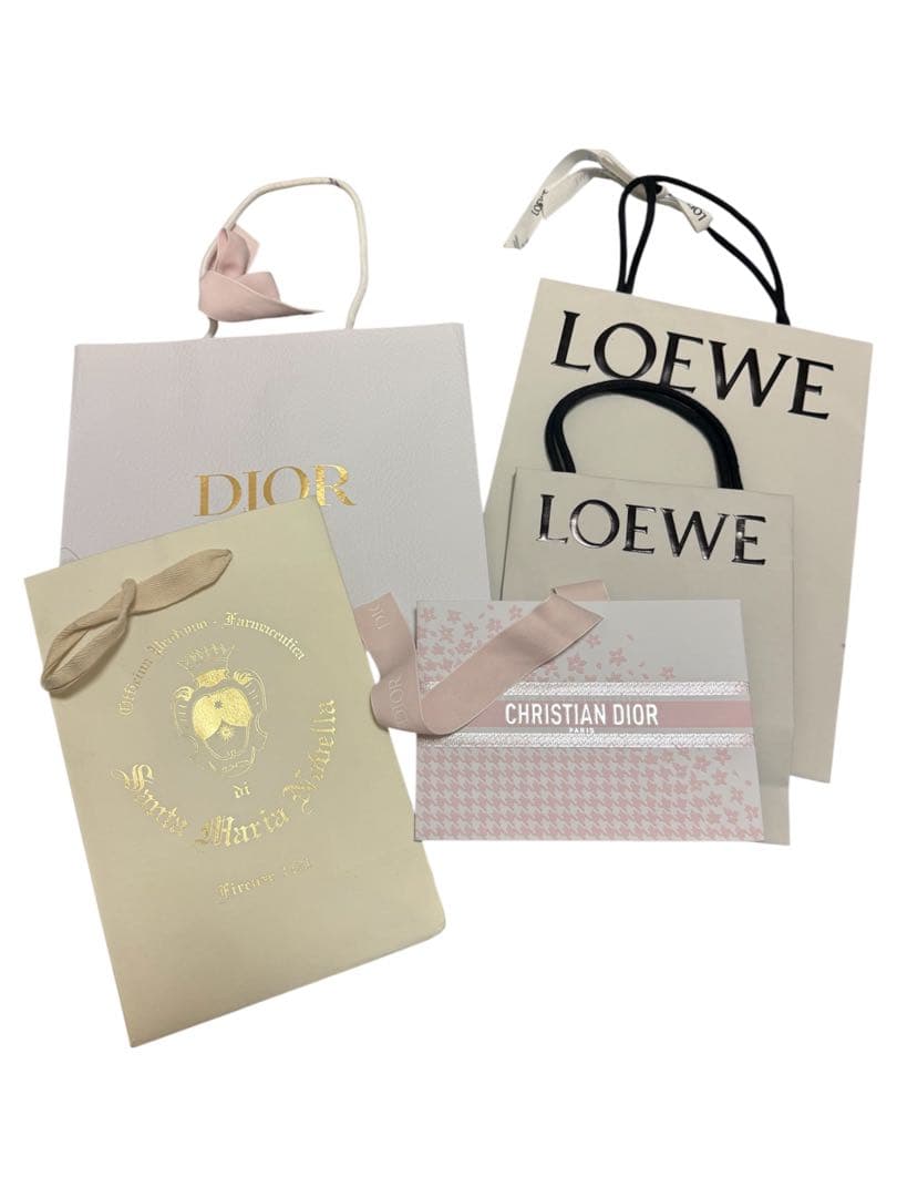 dior loewe ブランド ショッパー 紙袋 限定 - メルカリ