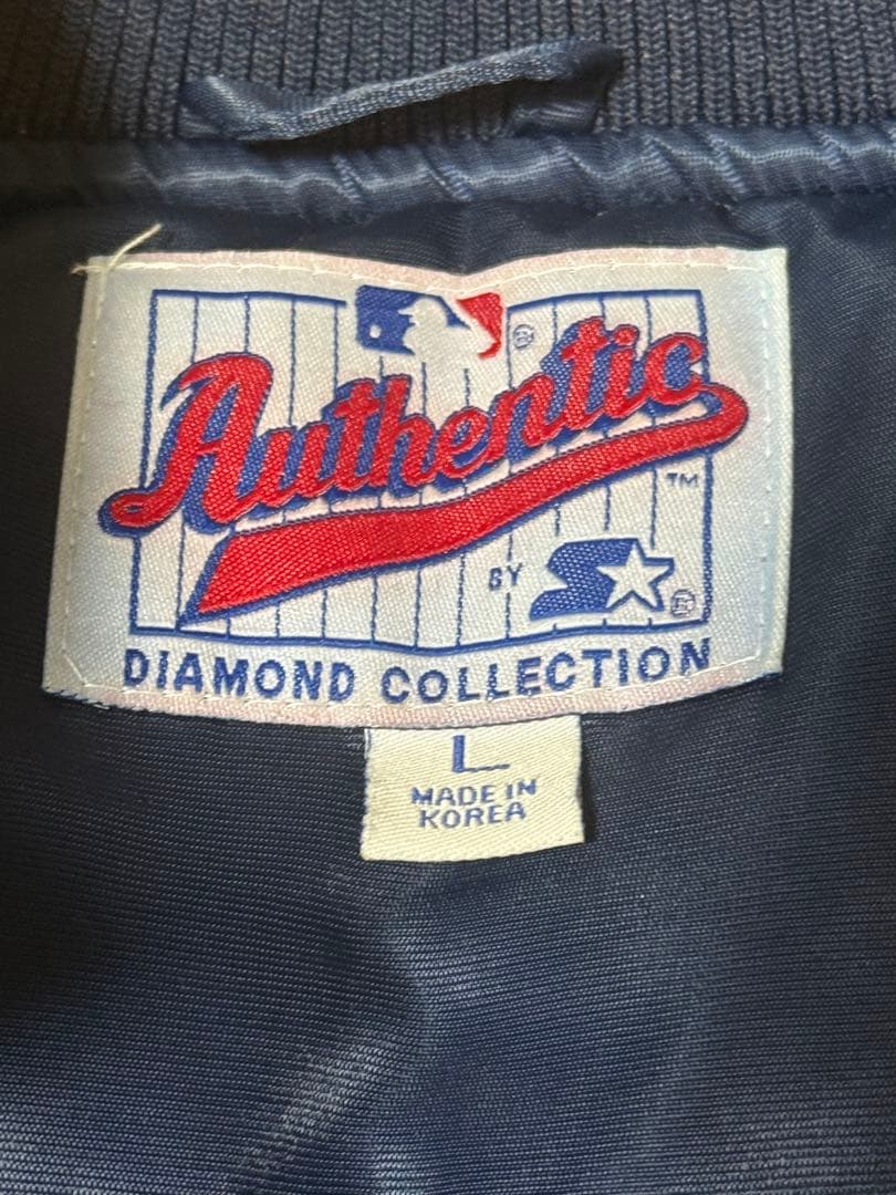 希少カラー】90s スターター ヤンキース スタジャン 右肩パッチ グレー