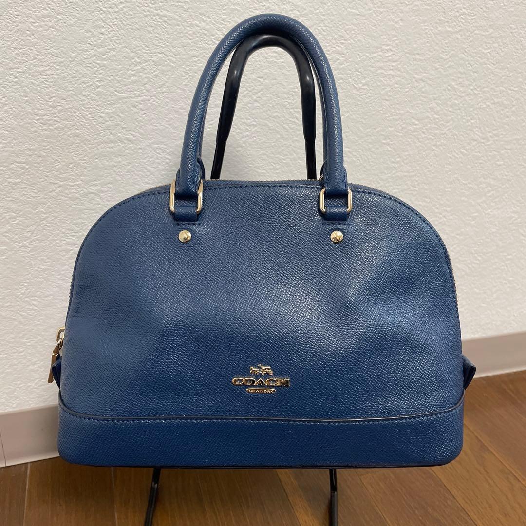 COACH ミニ シエラ サッチェル クロスグレイン レザー - メルカリ