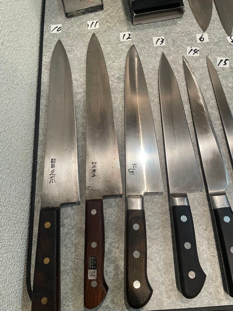 包丁 魚屋引退20本セット売り 希望価格コメントで正本 杉本 有次 正明