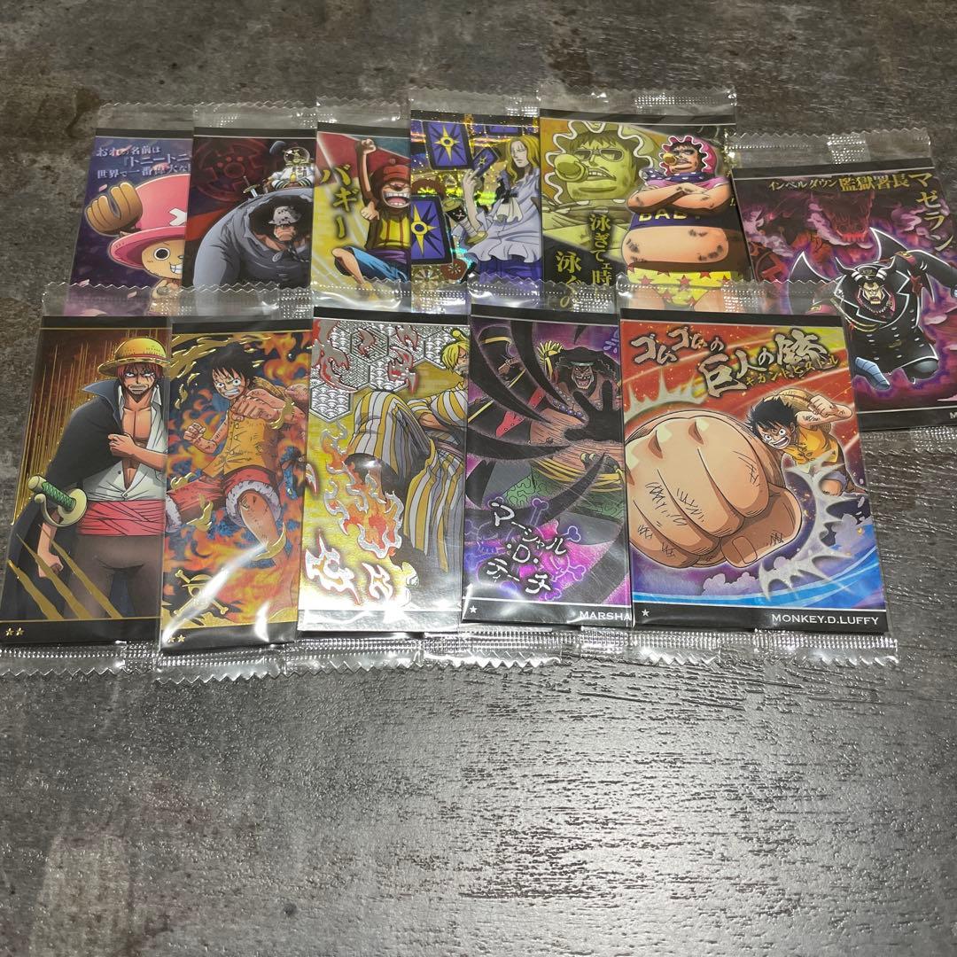 ワンピースウエハースカードまとめ売り11種 - メルカリ