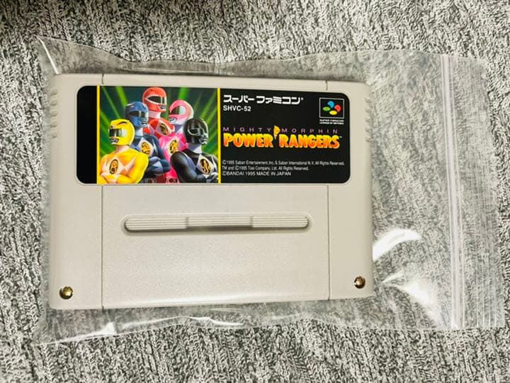 sfc マイティモーフィン　パワーレンジャー マイティ モーフィン パワーレンジャー』1995年／スーパーファミコン