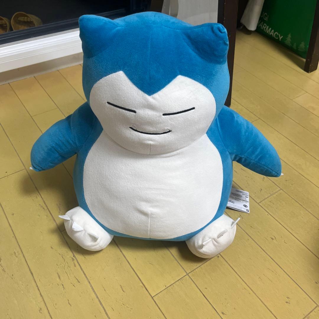 ポケモン カビゴン ぬいぐるみ 大きい 青 - メルカリ