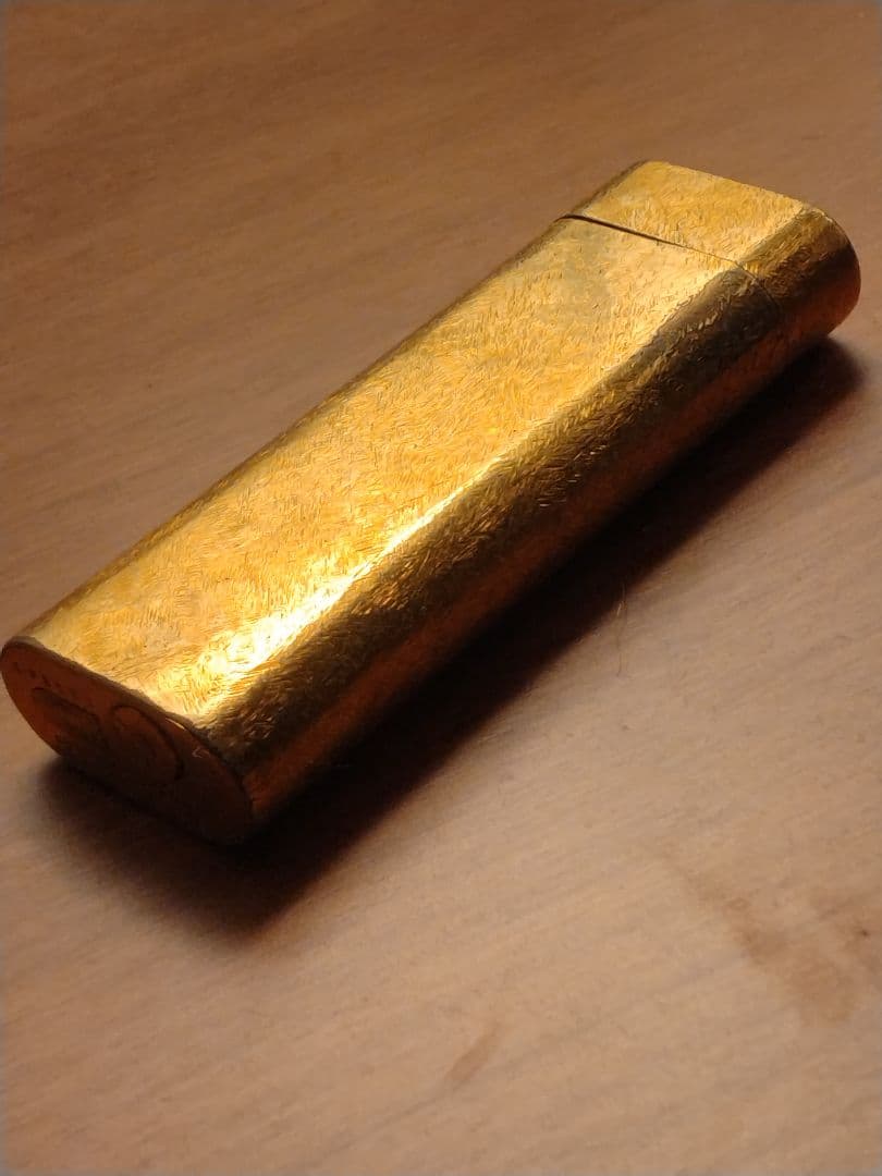 ヴィンテージ カルティエ 金箔柄 ライター 着火未確認 Cartier - カルティエ Cartier 着火未確認 ガスライター ローラー式