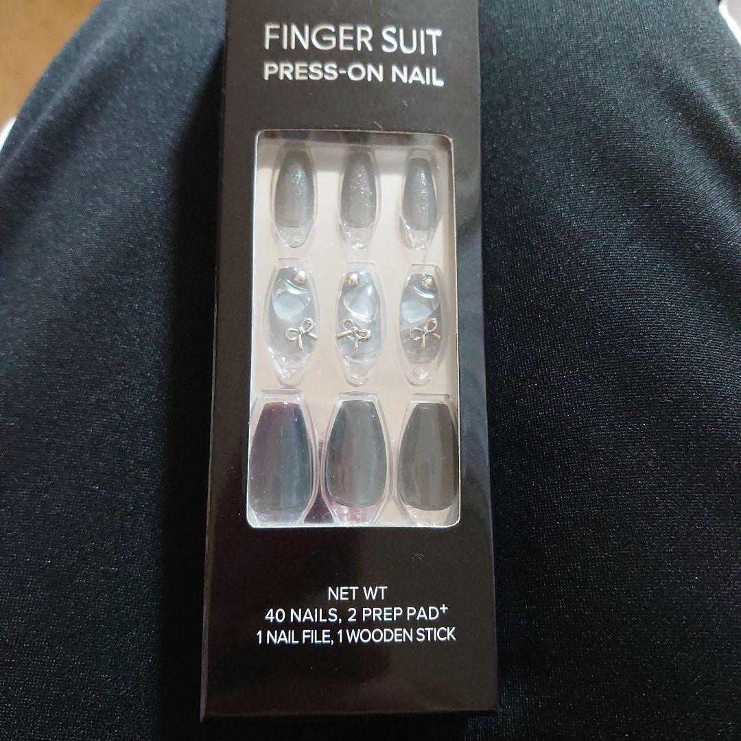 FINGER SUIT プレスオンネイル 40本セット - メルカリ