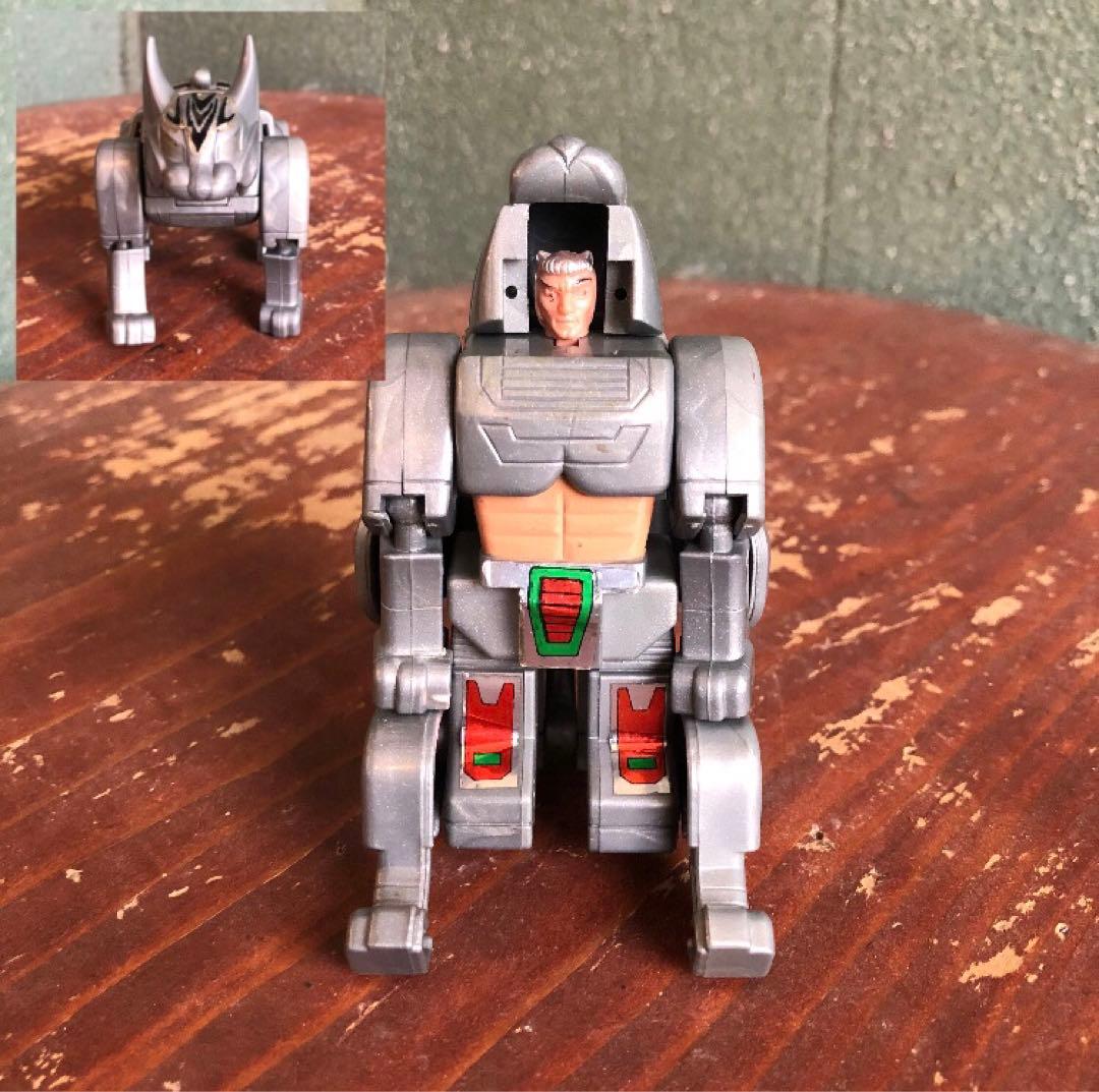 ★レア★1986年 バイオロイド聖獣伝説 トライアンフォーマー ギャラガ フックトイ][変形ロボ]ジオラマ玩具レビュー208 ライオン(動物変身戦隊