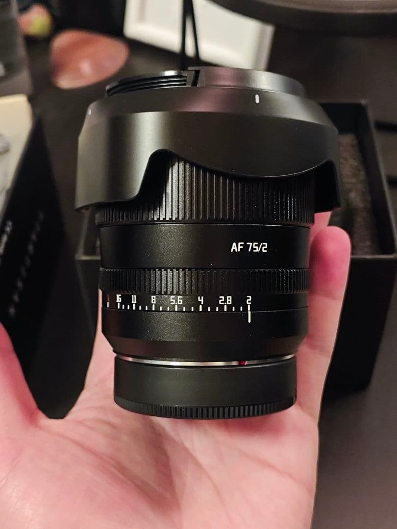 TARTISAN AF 75mm f2 単焦点レンズ カメラレンズ TTArtisan AF 75mm f/2 フルサイズ ソニーE ブラック TT