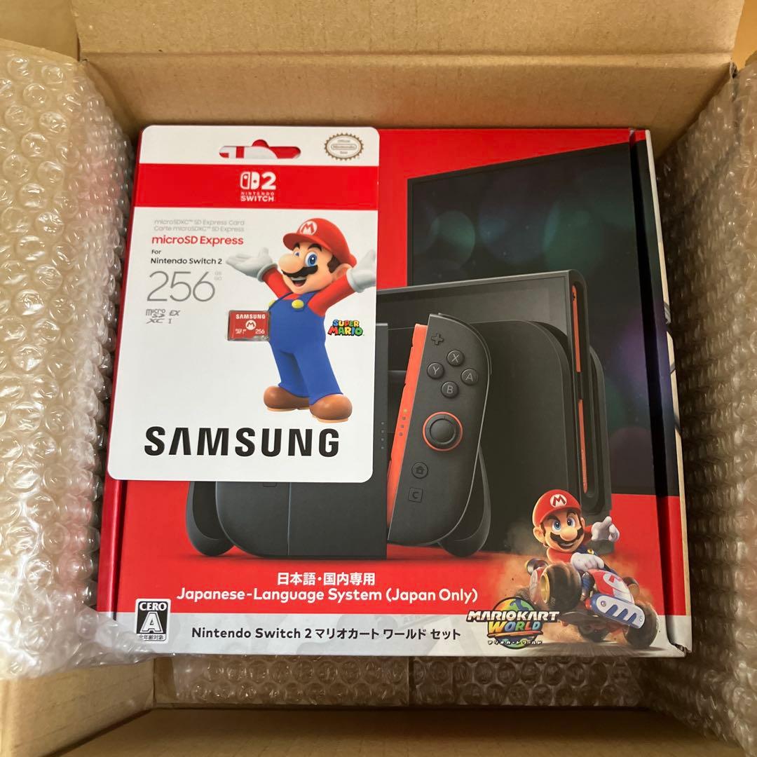 Switch2 本体　スイッチ2 マリオカート　Nintendo マイクロSD マリオカート SanDisk microSDセット】Nintendo Switch 2 (日本語