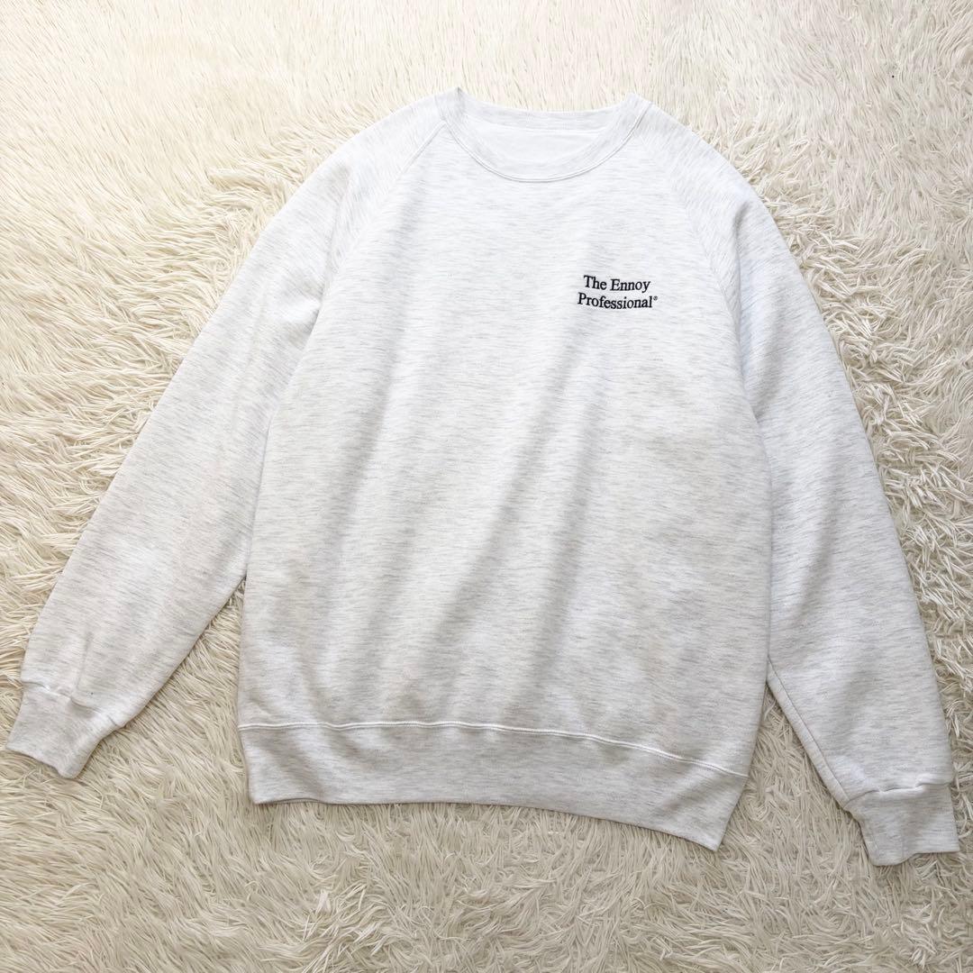 ✨ENNOY✨スタイリスト私物 22AW crew sweat L 日本製 - メルカリ