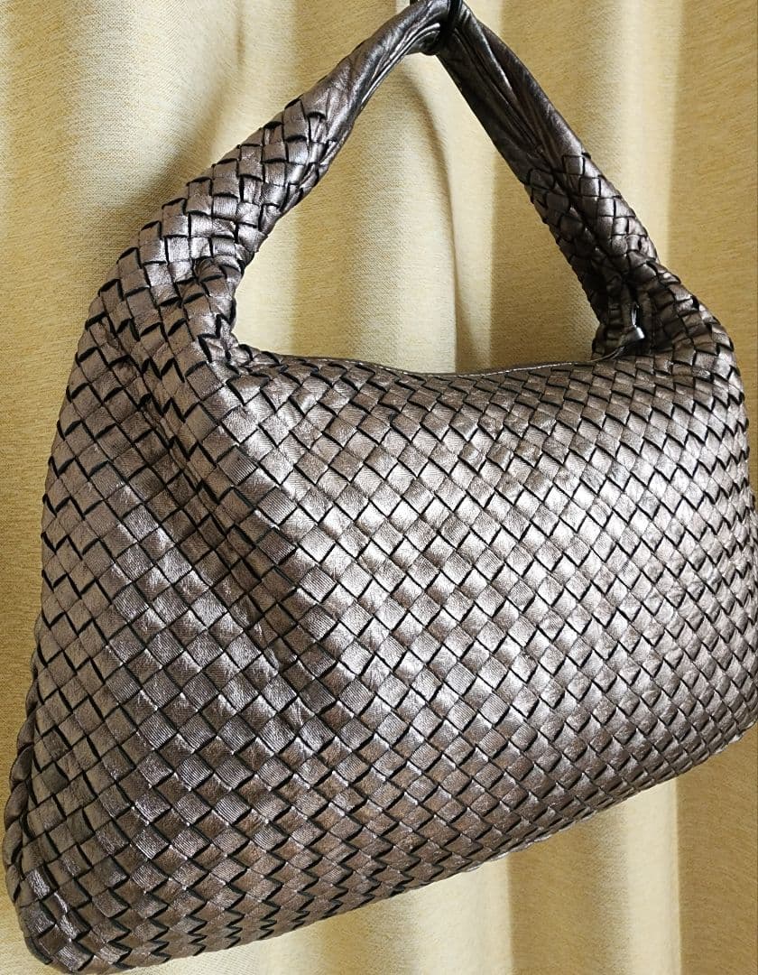 綺麗 ボッテガヴェネタ 編み込み ワンショルダー ハンドバッグ