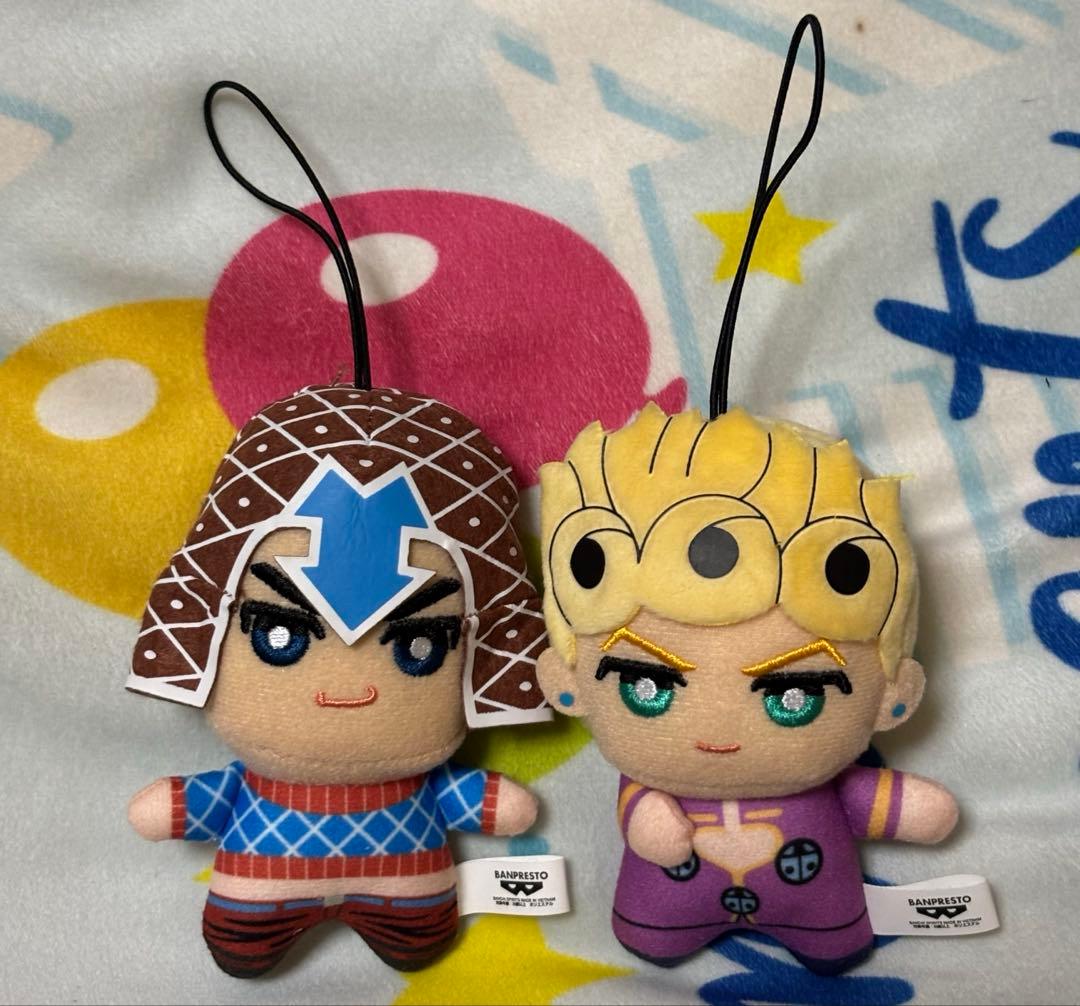 ジョジョの奇妙な冒険 ちみっともぬい ミスタ　ジョルノ　ジョバァーナ ジョジョの奇妙な冒険 黄金の風 ちみっともぬいvol.1｜商品情報