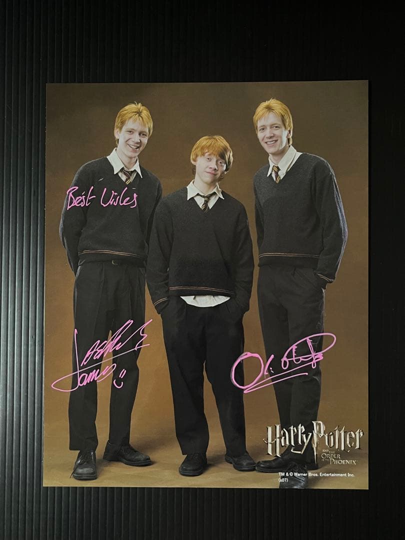 ハリーポッター ジョージ&フレッド フェルプス兄弟直筆サイン 映画グッズ販売専門店ハリコレ。映画グッズが豊富な品揃え。ハリー