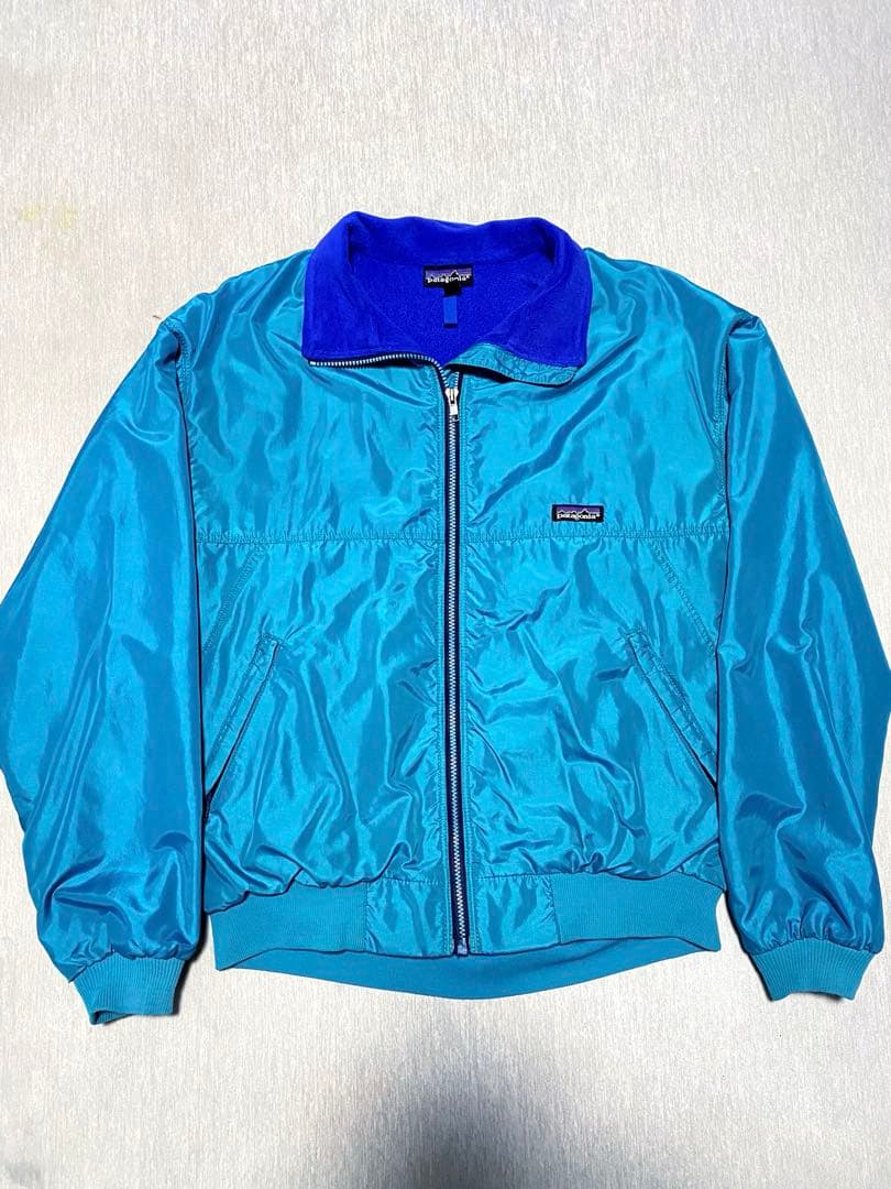 美品 90s patagonia シェルドシンチラ L 古着 80-90s USA製 Patagonia 裏地 フリース シェルド シンチラ シェル