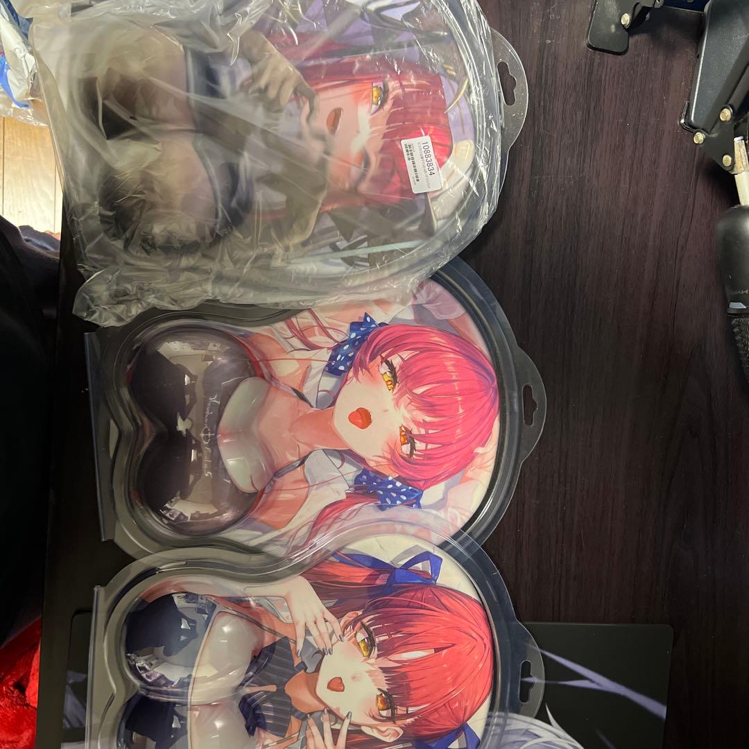 あかさあい 宝鐘まりん おっぱいマウスパッド3種セット - メルカリ