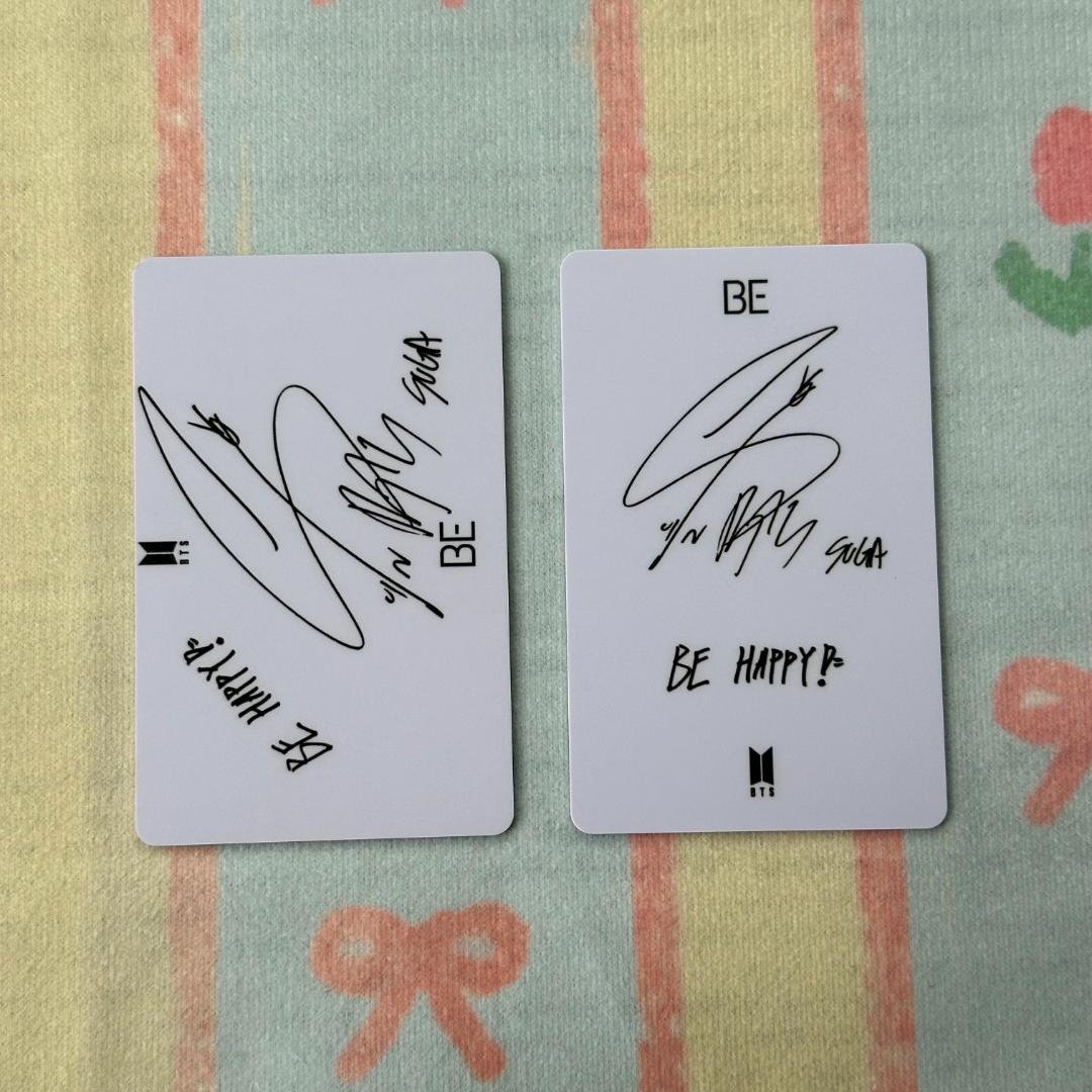 BTS BE 未公開 ラキドロ ラッキードロー トレカSUGA ユンギ2枚 - メルカリ