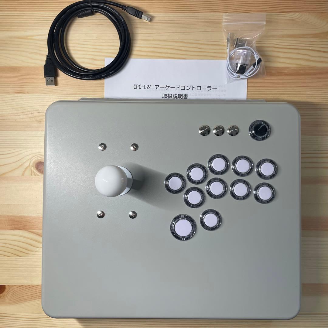 CPC-L24】アーケードコントローラー アケコン 自作 スト6仕様 - メルカリ