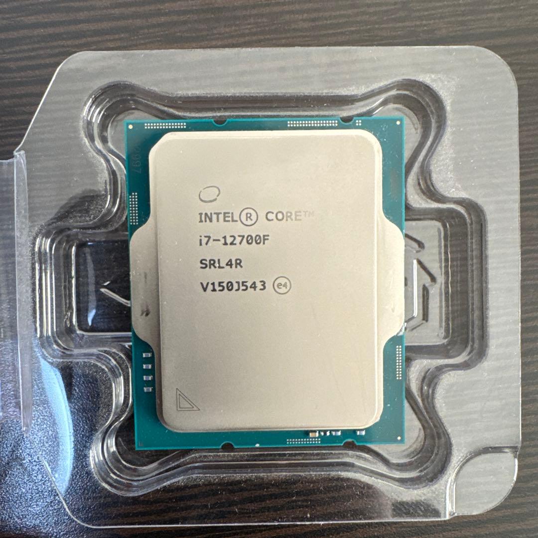 Intel Core i7 12700F 動作確認済み