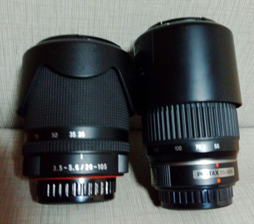 PENTAX DFA28-105mm と DA55-300mm Amazon.com : Pentax D FA 28-105mm F3.5-5.6ED DC WR HD Lens (Black
