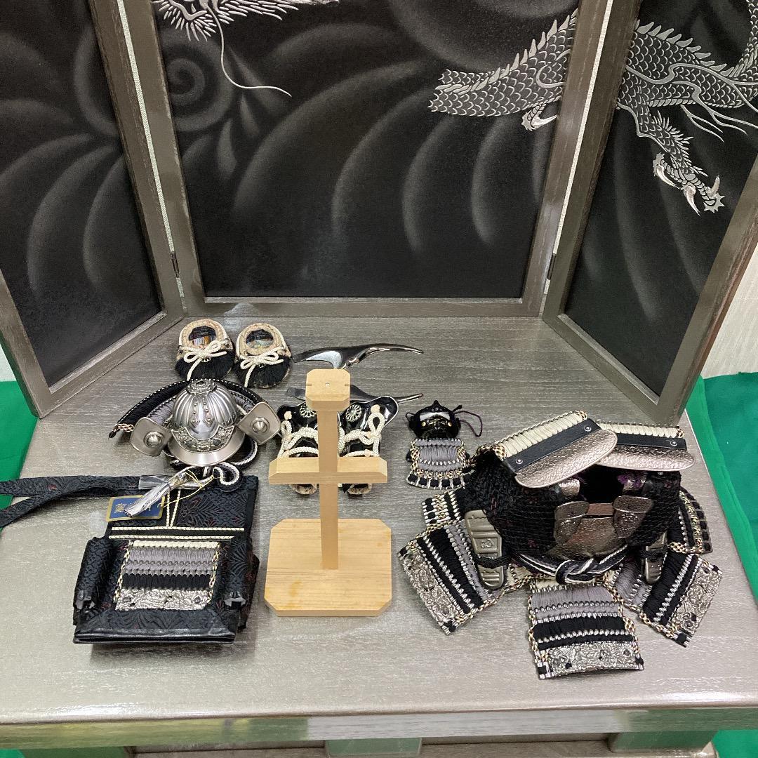 F4 訳あり特価！台巾75㎝位 五月人形鎧飾り 収納鎧飾り 五月鎧飾り