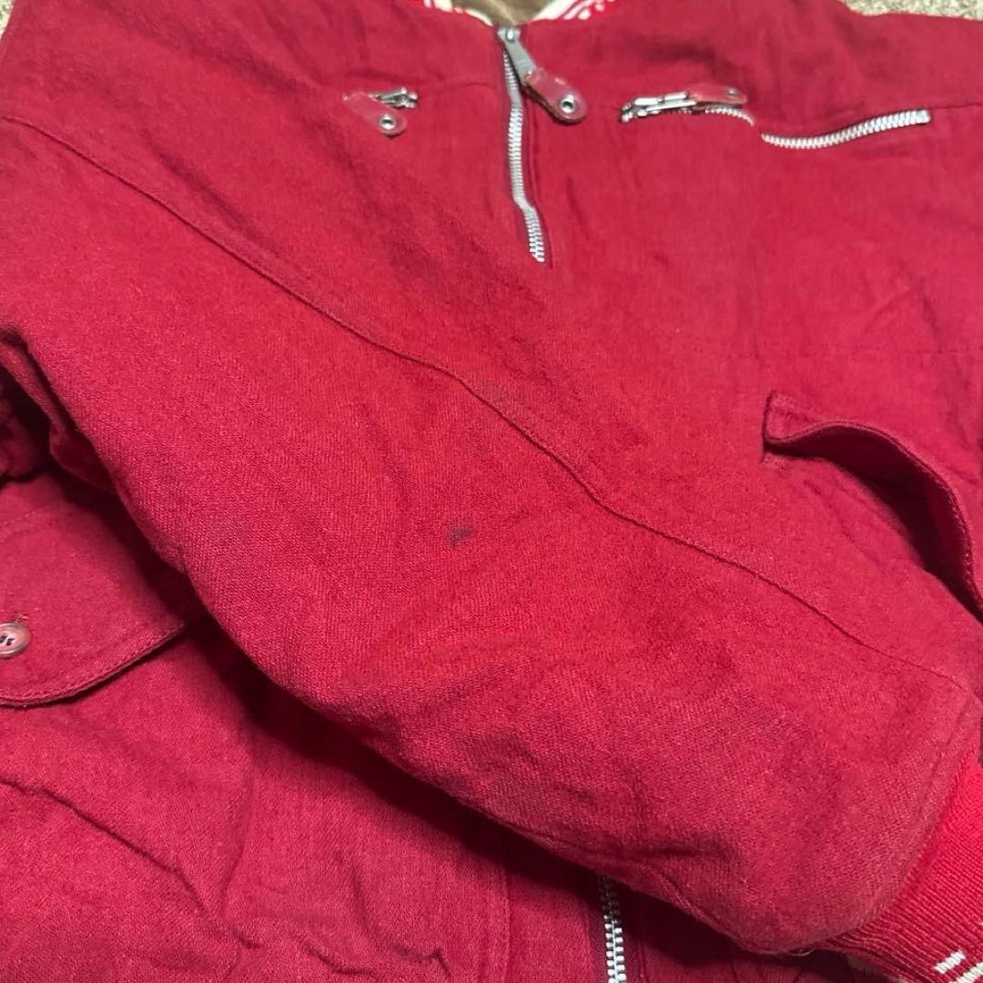 POSH BOY コーデュロイ ウールスタジャン リバーシブル 中綿入り