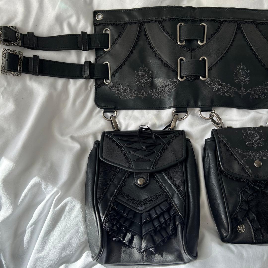 ozz onオッズオン 薔薇刺繍 フリル ウエストバック 25th Anniversary Limited】 🥂 Celebration of Rose シリーズ 🥂 18