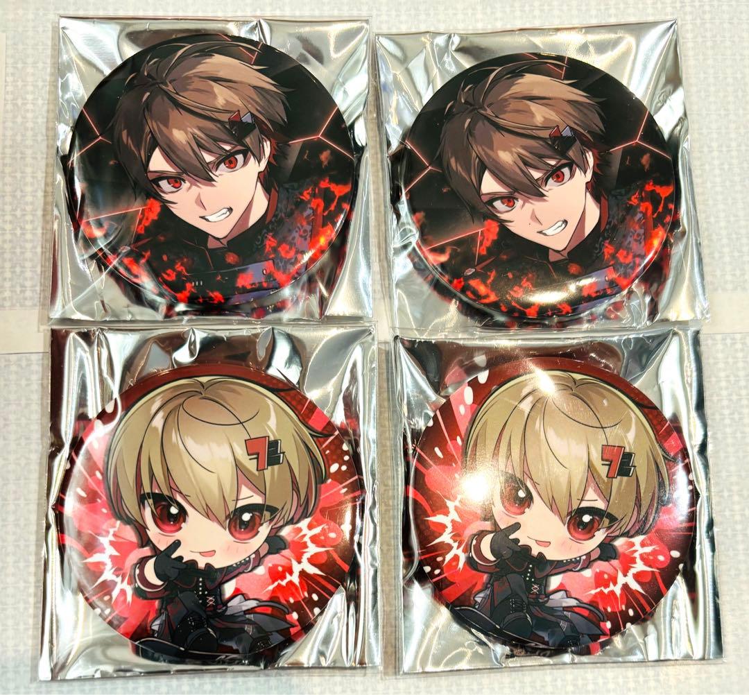 シクフォニ SIXFONIA 暇72 なつ 缶バッジ デスパレ ミニキャラ SD