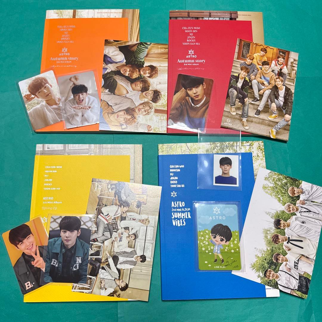 ASTRO 四季 アルバム　チャウヌ トレカ　証明写真　ウヌ　Spring ASTRO 四季 アルバム チャウヌ トレカ 証明写真 ウヌ Spring - メルカリ