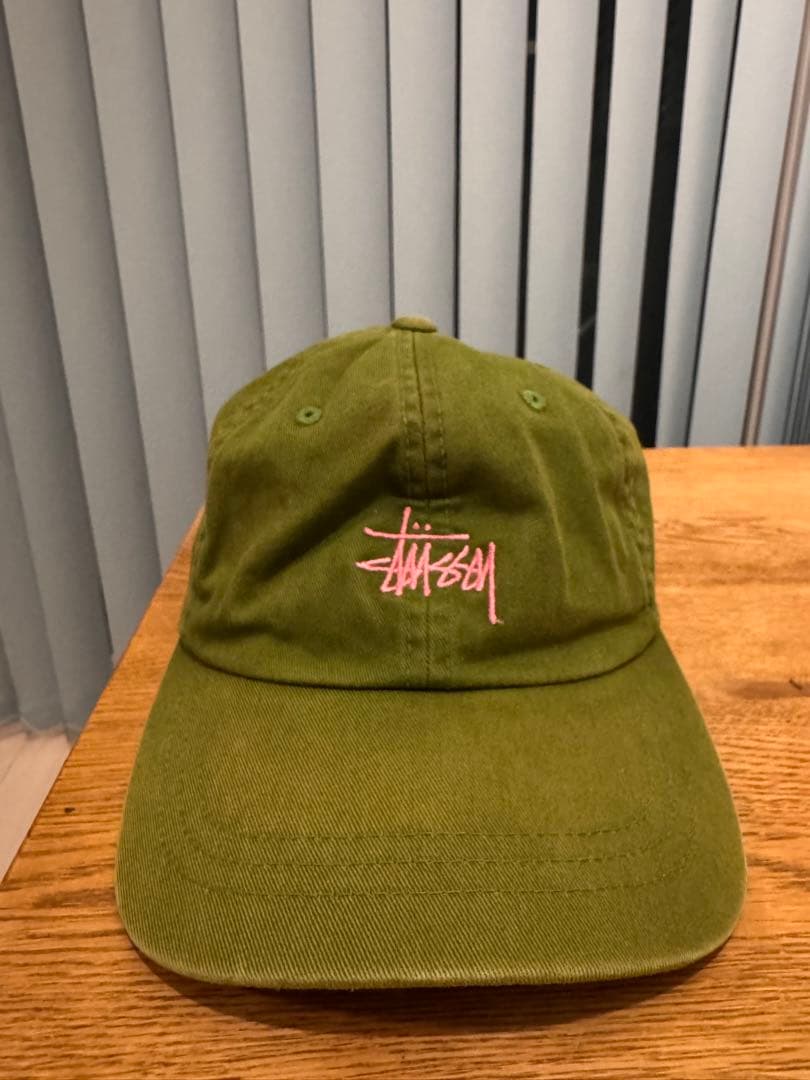 Stussy グリーン キャップ 1990-2000年代 - メルカリ