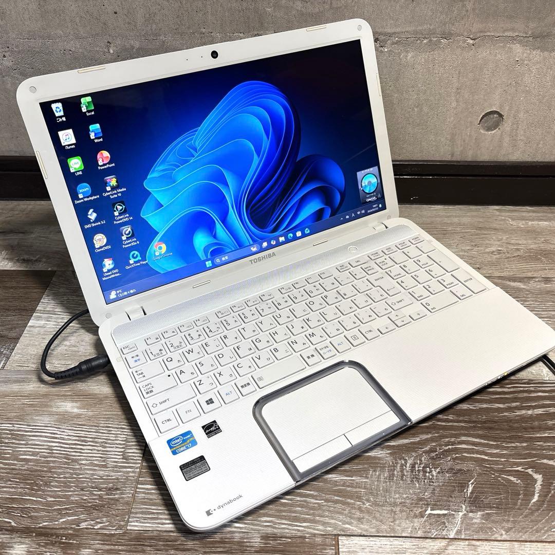 爆速仕様Core i7 東芝dynabookノートパソコン SSD Webカメラ - メルカリ
