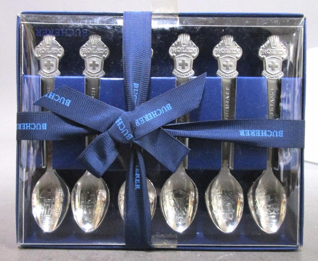 ロレックス・ティースプーン 6点セット　スイス・ブヘラ ロレックス・ティースプーン 6点セット スイス・ブヘラ - メルカリ
