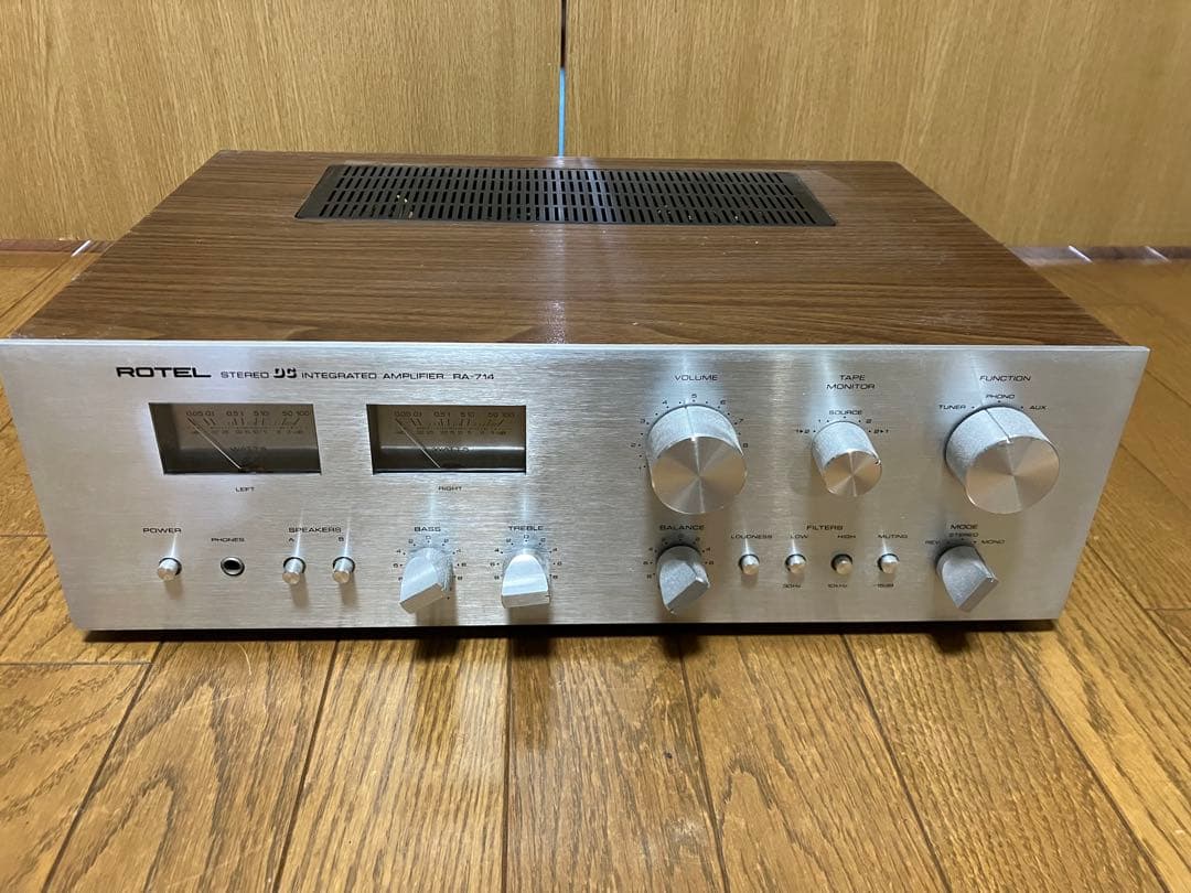 希少!!　ROTEL　ローテル　アンプ　RA-714　音出しOK　現状品 希少!! ROTEL ローテル アンプ RA-714 音出しOK 現状品 - メルカリ