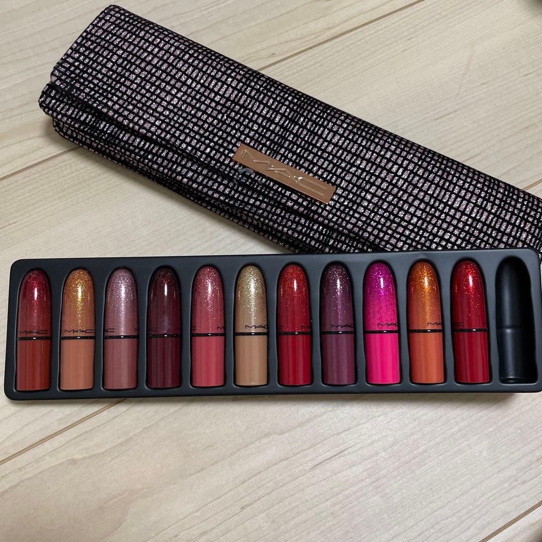 MAC クリスマスコフレ リップセット11本セット - メルカリ