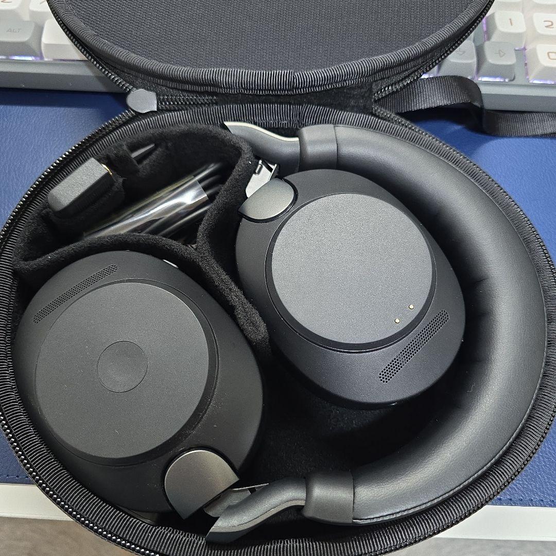 Jabra Evolve2 85 ワイヤレスヘッドホン 充電スタンド のセット