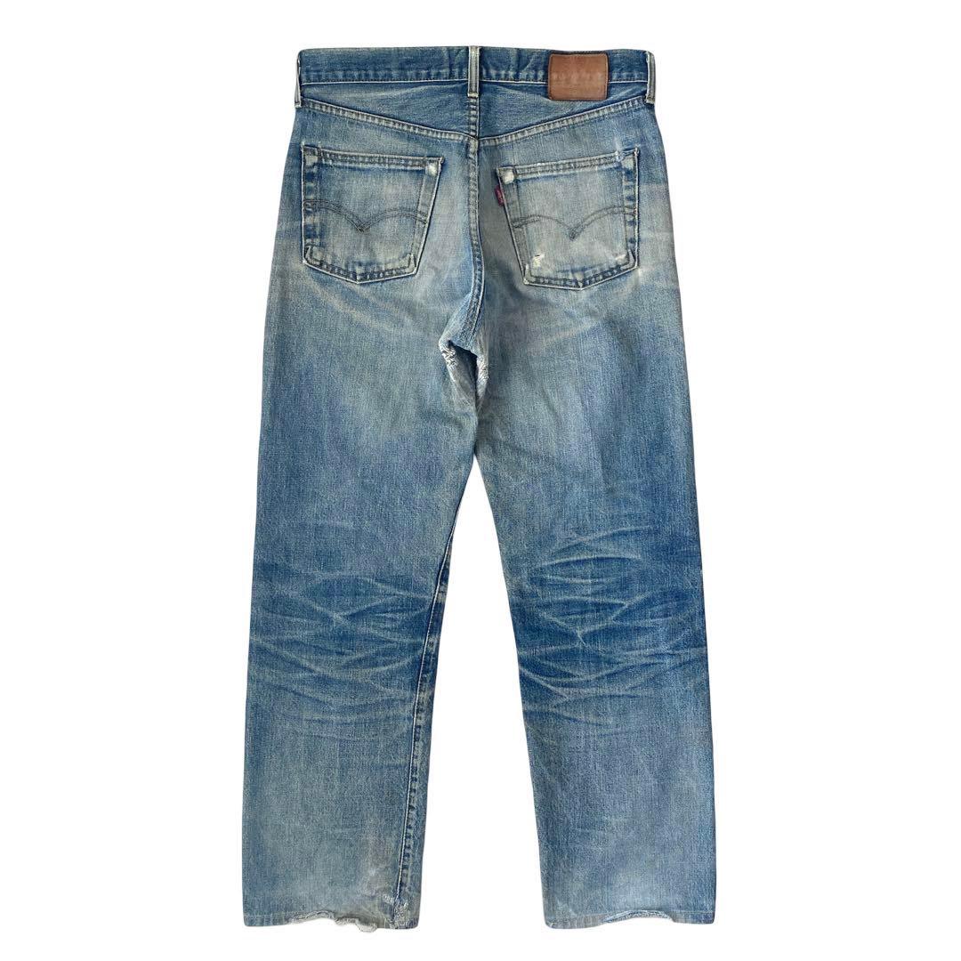 90s 日本製 リーバイス 503BXX ビッグE 赤耳 革パッチ 復刻 W32 - メルカリ