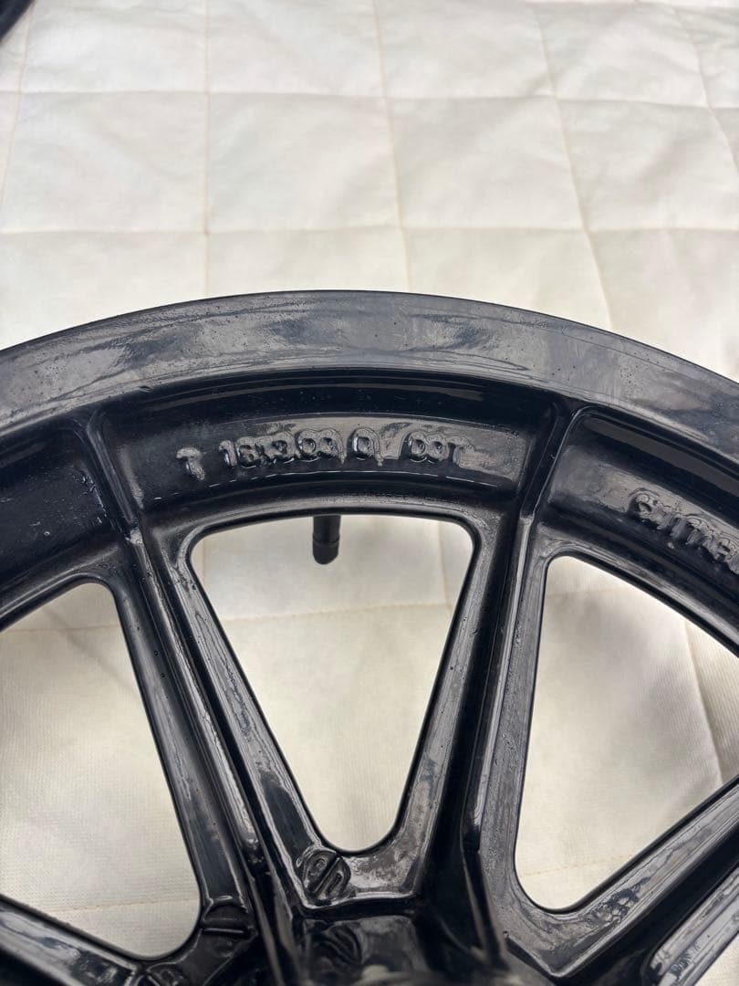 s＿s様専用 ブラック 9本キャスト 前後セット ハーレー純正 値下げしま